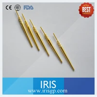 new 100 brass 500 pcsbags dental plaster tool brass dowel pins with spike dental laboratory supplies material 3 size