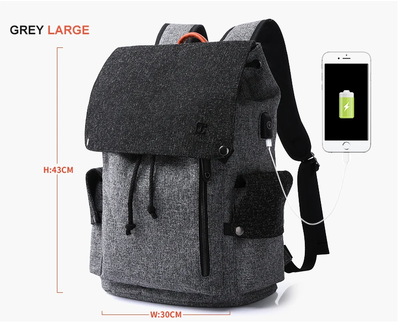 Для Мужчин's рюкзаки Mochila для 15 дюймового ноутбука USB рюкзак модные Stundet schhol сумка для подростков рюкзак водоотталкивающая wo Для мужчин