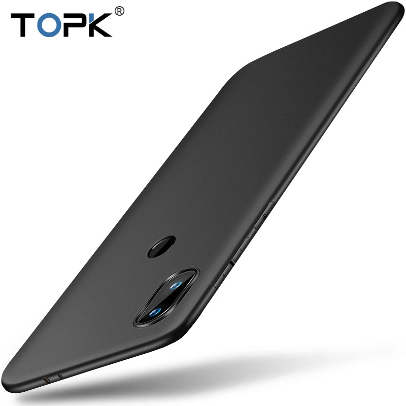 Чехол для телефона TOPK Мягкая тонкая Задняя накладка чехла из ТПУ Для xiaomi Mi8 Lite Max 3