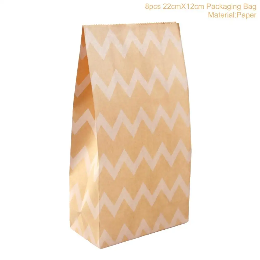 Kraft Paper Bags 1 PATIMATE 100 шт./компл. свадебный подарочный пакет прозрачный целлофановый пакет конфеты Подарочный мешок для печенья из полиуретана с открытыми порами День рождения DIY конфеты упаковывая мешок - Цвет: Kraft Paper Bags 1