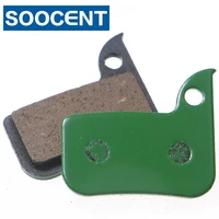 5 pairs10 pcs green resin bicycle brake pads high quality semi metallic for hydraulic disc brake