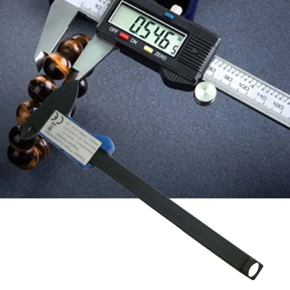Multifunctional Blue Digital Display Vernier Caliper 0-150mm Plastic Color Card Box Packaging | Инструменты