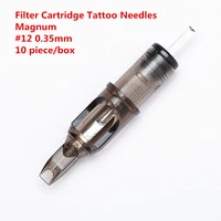 original filter cartridge tattoo needles magnum 12 0 35mm 10 0 30 membrane system needles for cartridge machine grip 10pcslot