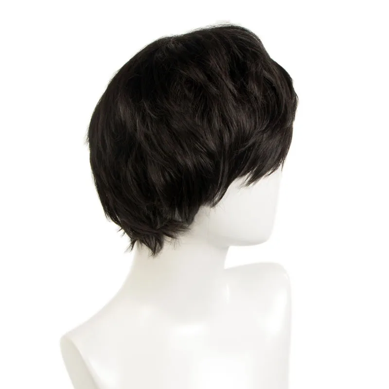 Wig Cosroad аниме Persona 5 Akira Kurusu Косплей костюмы мужские и женские пальто Kurusu Akira школьная форма Akira Kurusu Косплей парики - Цвет: Wig