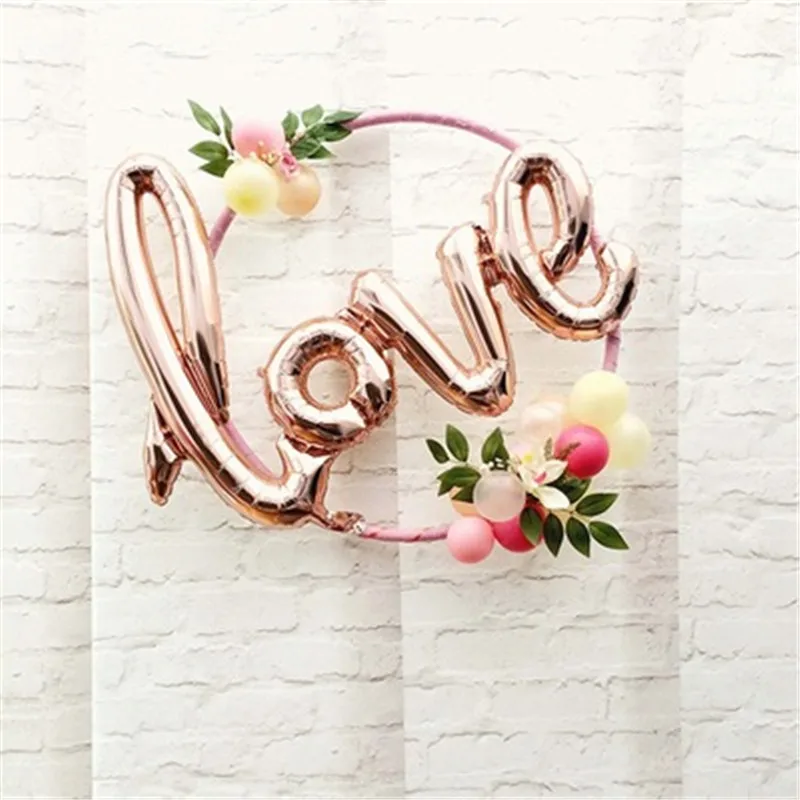 Воздушный шар из фольги 1 шт. розовое золото | Дом и сад