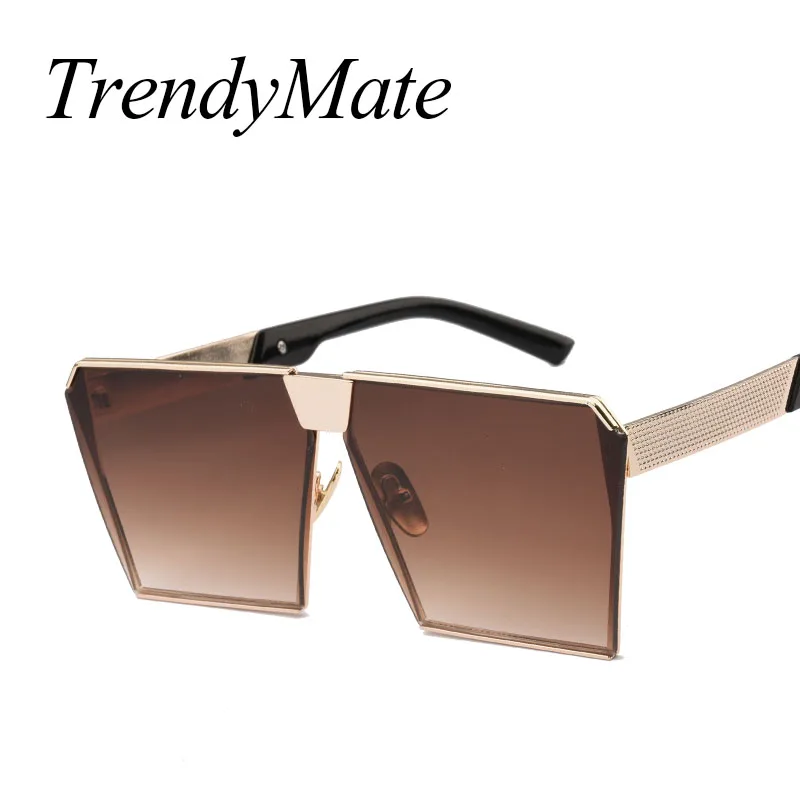 Солнцезащитные очки квадратной формы для мужчин и женщин модные брендовые