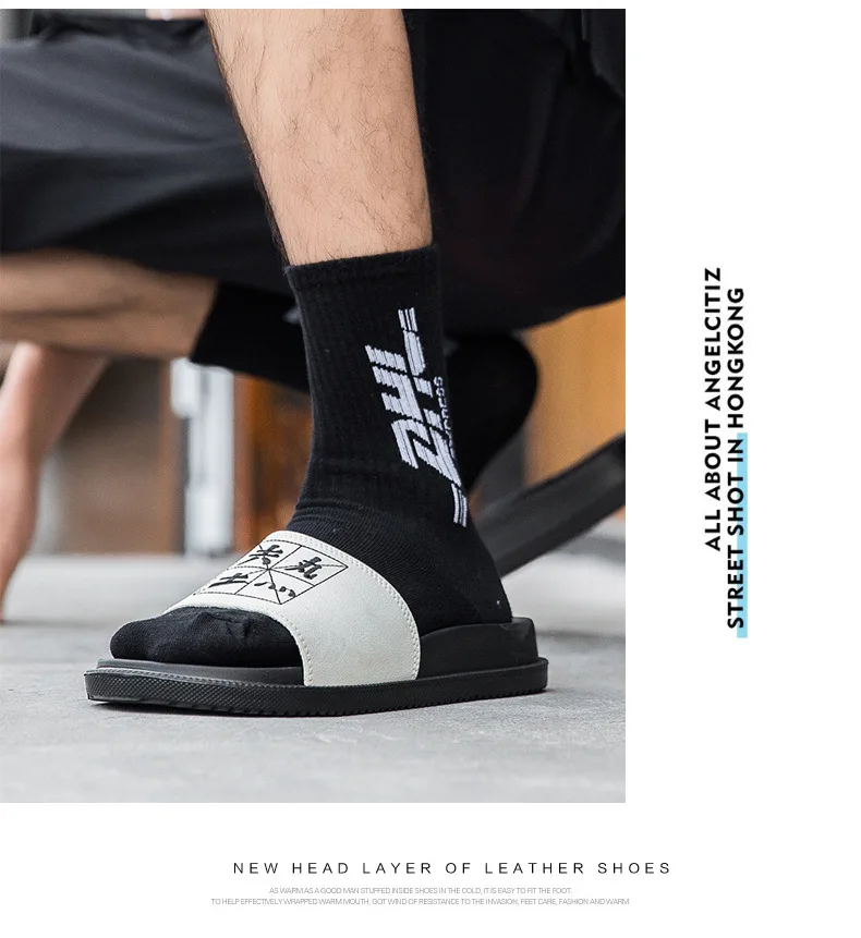 Zapatos de hombre; пляжные шлепанцы; мужские шлепанцы; Новинка; парные тапочки; уличные домашние Банные Тапочки