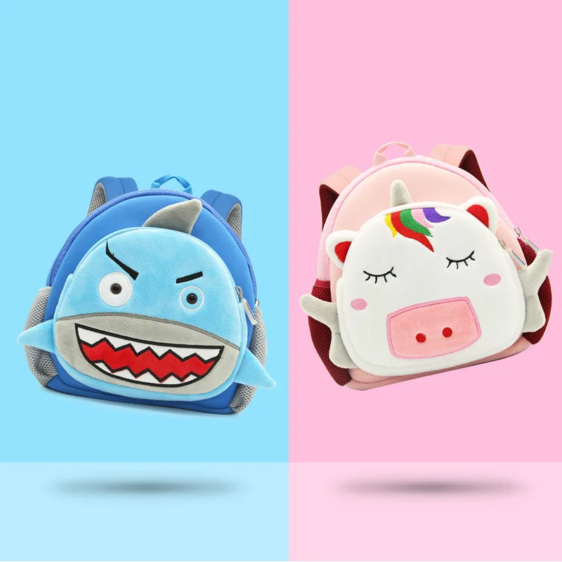 Cartoon Animal Children Backpacks Kids Kindergarten Waterproof Anti-lost Cute SchoolBags for Baby Boys Girls 2-4 years | Игрушки и хобби