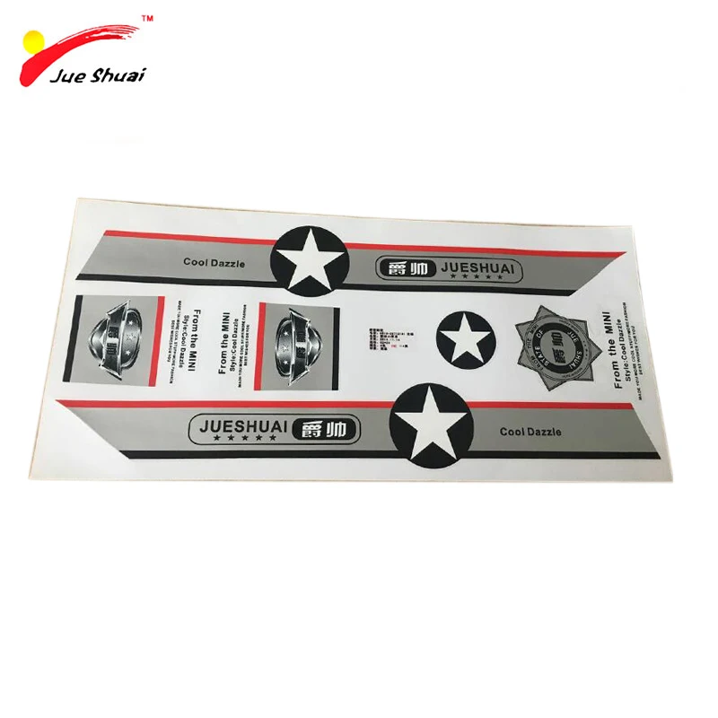 JS Горячие велосипедные наклейки ручной работы для горного велосипеда