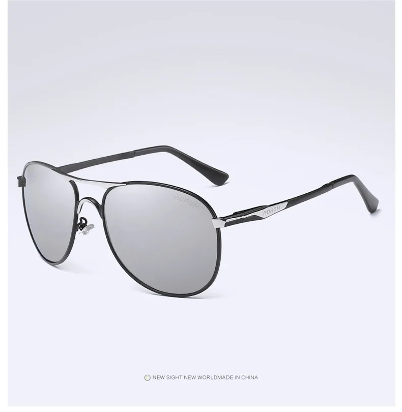 Высококачественные поляризованные зеркальные солнцезащитные очки UV400 мужские