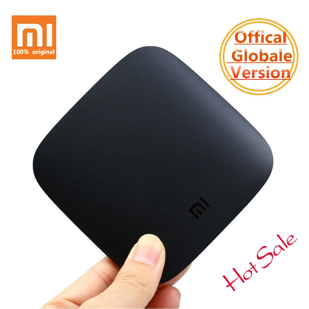 Original Xiaomi Mi 3 3S BOX TV Android 6.0 2G/8G Smart 4K Quad Core HDR Movie Set-top Box Media Player Netflix YouTube Google |