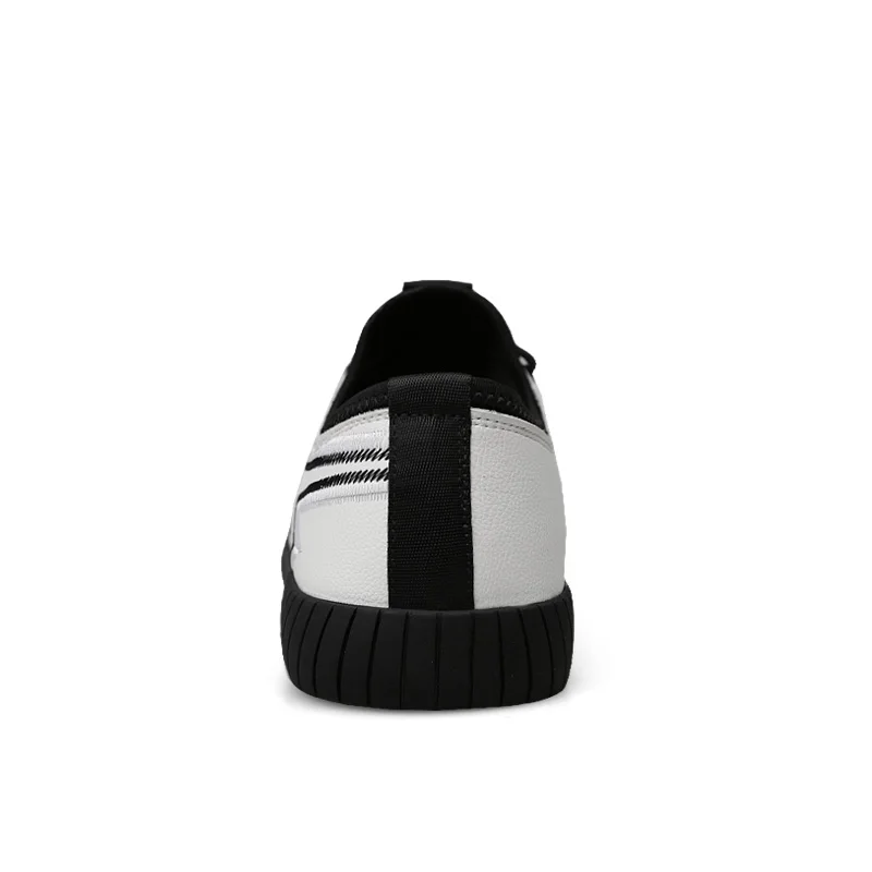 NINYOO/Модная брендовая мужская обувь повседневные кроссовки из натуральной кожи