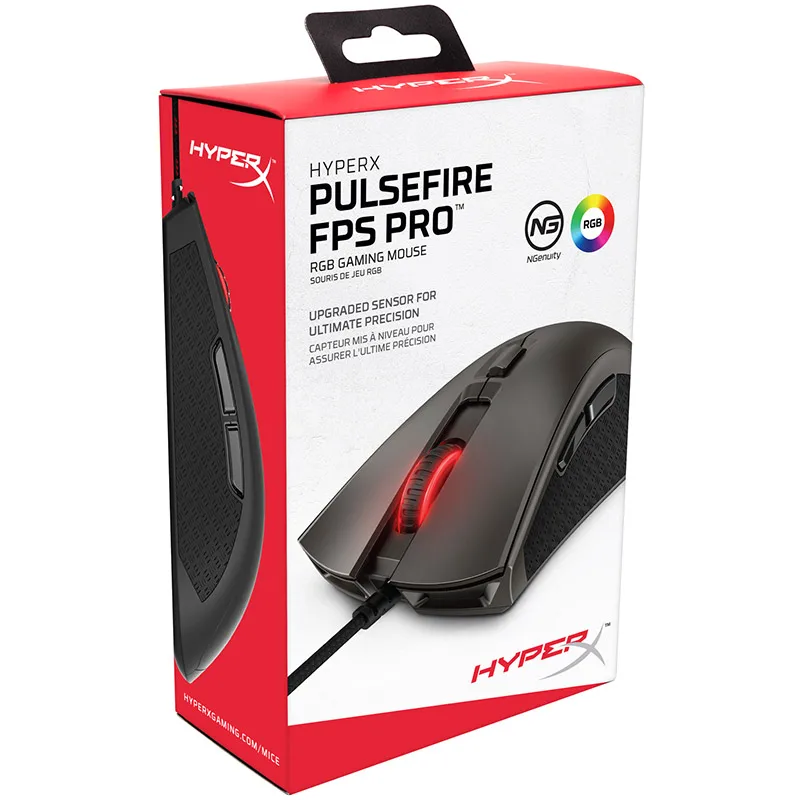 Профессиональная игровая мышь Kingston HyperX Pulsefire FPS Surge RGB и Core|professional gaming mouse|gaming