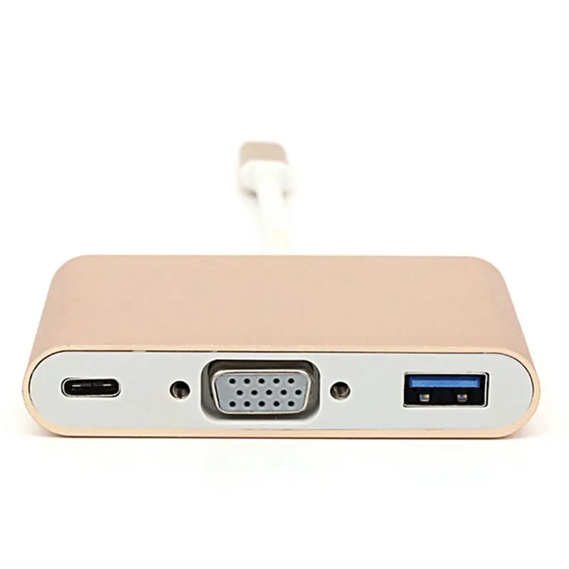 Переходник CHANEVE USB 3. 0 Type C к VGA мама для нового Macbook 12 дюймов Chromebook Pixel Lumia