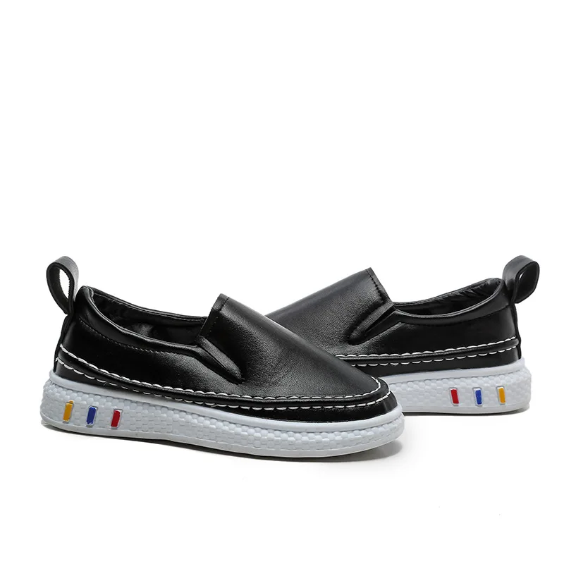 2017 the new children set foot boy girl low for a little white leather fashion leisure shoes sneakers | Детская одежда и обувь