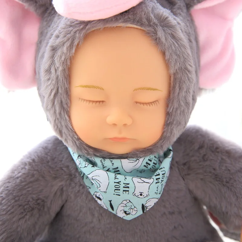 Милые спящие детские куклы мягкие плюшевые игрушки Bjd bebe животные для девочек