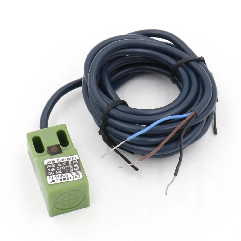 

Индуктивный бесконтактный датчик SN04-N DC 6-36V 300mA NPN NC 3-проводный 4 мм