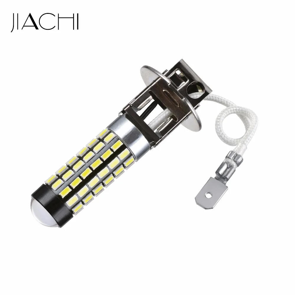 JIACHI 2 шт. H1 H3 авто светодиодный Сменные лампы 6000K 3014 чип 78SMD для автомобильных