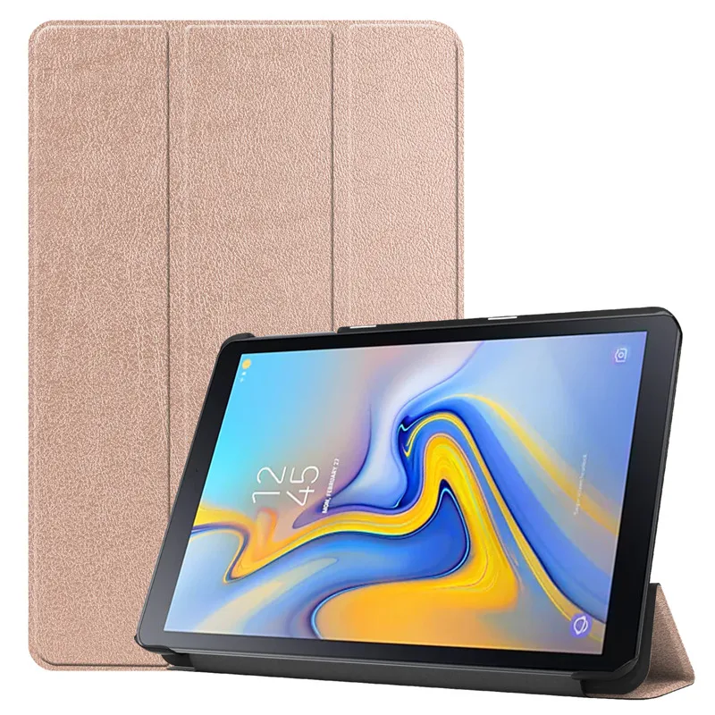 Rose gold Чехол для samsung Galaxy Tab Advanced 2 10 ''SM-T583 Tablet 10", откидной Чехол из искусственной кожи, защитный чехол-подставка для samsung T583 - Цвет: Rose gold