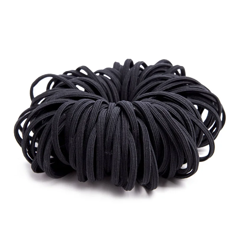 

30PCS children's rubber band girl high elastic flat hair rope baby soft thumb hair ring HairAccessories