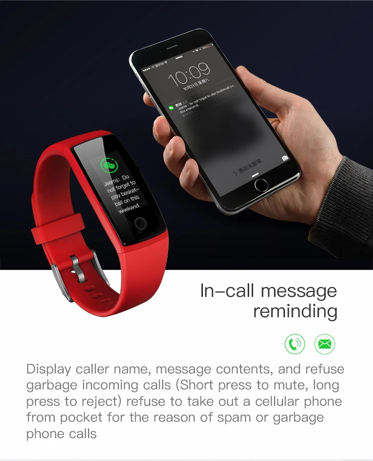 696 V10 Smart Bracelet Color Screen Blood Pressure Watch Heart Rate Monitor Fitness Tracker Band Pedometer Wristband | Электроника