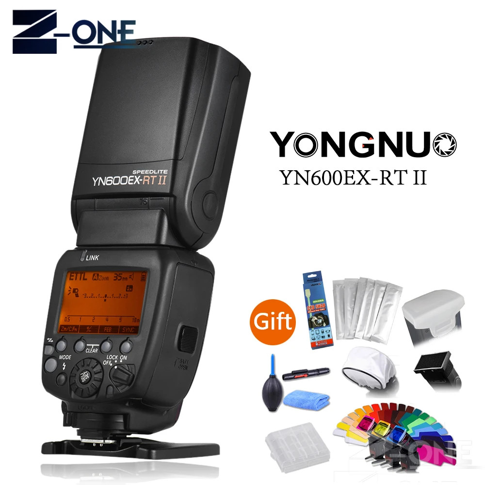 Вспышка YONGNUO для Canon DSLR II Беспроводная вспышка Speedlite 2 4G HSS 1/8000s основная с режимом TTL