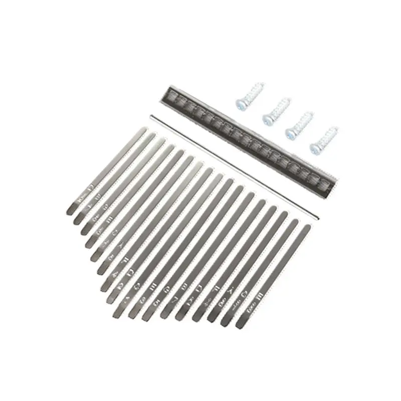 Kalimba 17 клавиш DIY большой палец фортепиано клавиши надпись запасные части (17