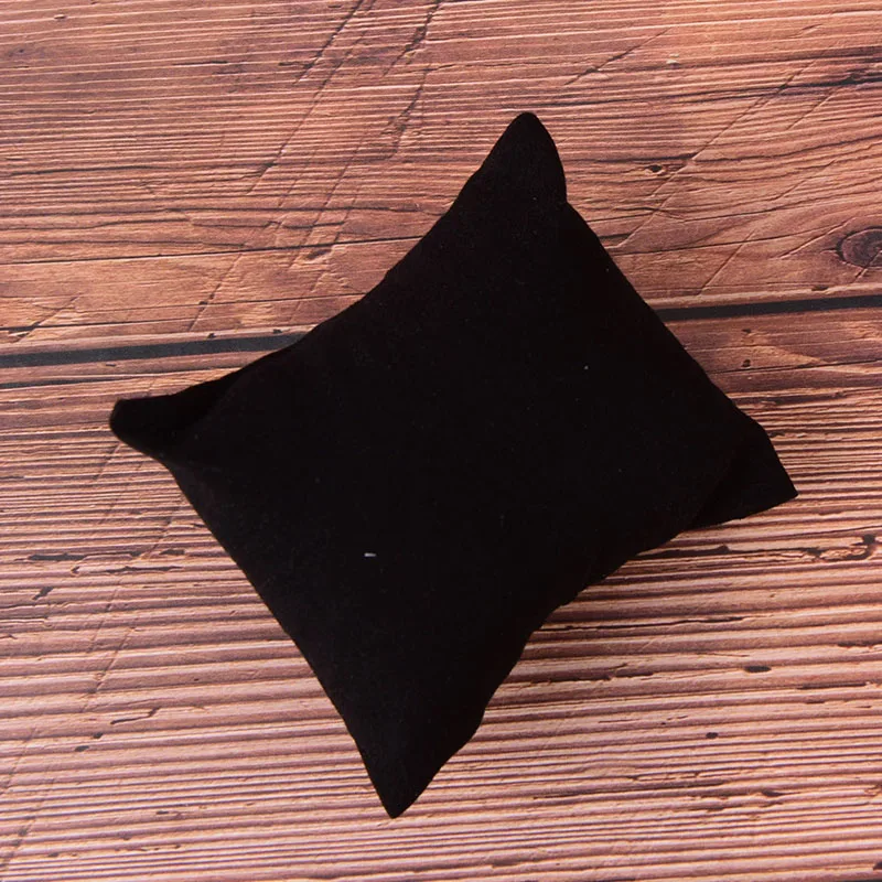 cotton material ПУ или бархат хлопок кожаный браслет часы подушка ювелирные изделия дисплей коробки держатель Органайзеры - Цвет: cotton material