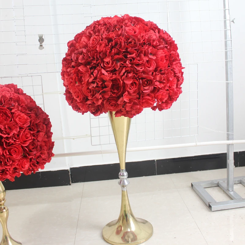 SPR Shipping-2pcs/лот свадебный стол центральный 50 см диаметр. Цветок шар украшение искусственный flowe дорога свинцовый цветок