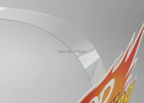 Клейкий ПВХ дисплей воблер руки рекламная реклама прыжки карты полка talker ценник