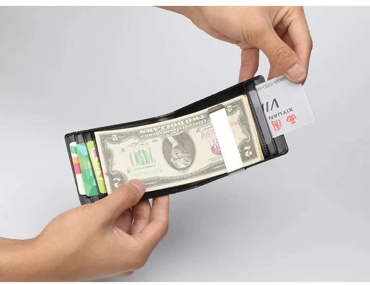 Европейский и американский стиль мужской кошелек ID card bank holder сумка для монет многофункциональная мини-сумка для карт мужская сумка для карт