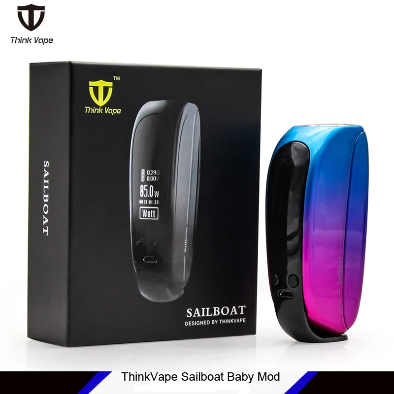 Оригинальный ThinkVape Sailboat детская коробочка мод 85 Вт контроль температуры