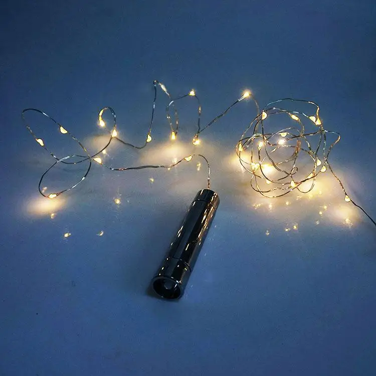 Litake Bottle Lights Светодиодный в форме пробки струнные огни батарея мощность теплый