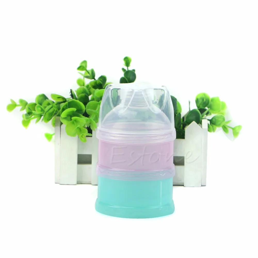 1 шт. Портативный 4 слойные Бесплатная доставка Детские коробка для сухого молока