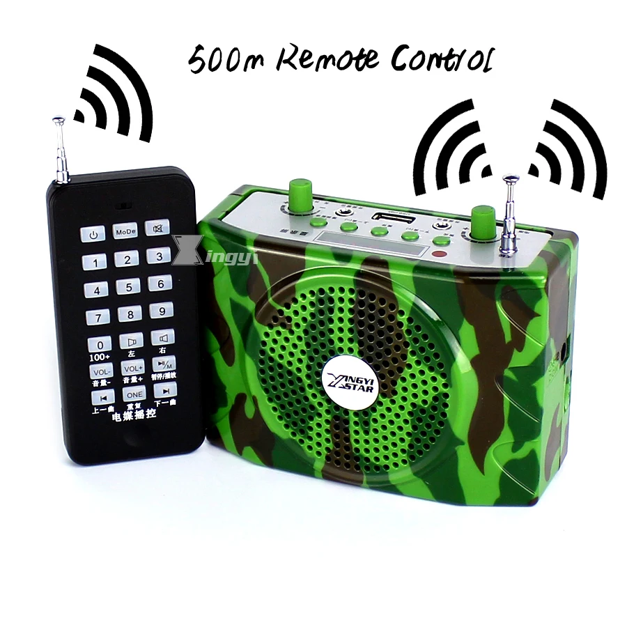 Беспроводной динамик с дистанционным управлением 500 м для охоты на открытом