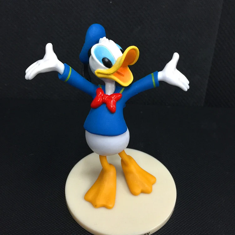 Disney игрушки 6 шт./компл. 7-9 см Микки и Минни Маус Мышь «Дональд Дак» Плутон Гуфи ПВХ Фигурки Модель игрушки куклы детские игрушки Рождественский подарок