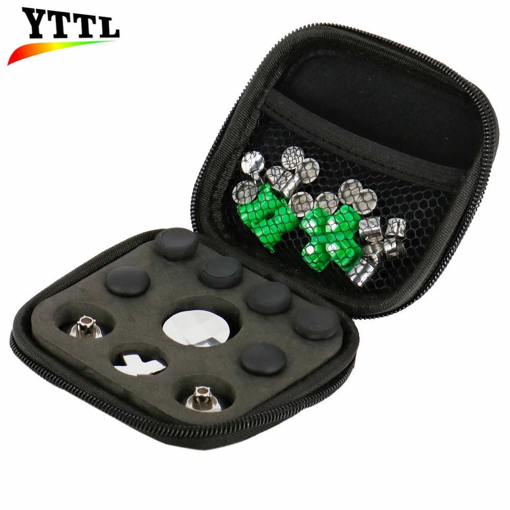 Металлические пуговицы в виде пуль для PS4 контроллер Магнитные Thumbsticks Джойстики +