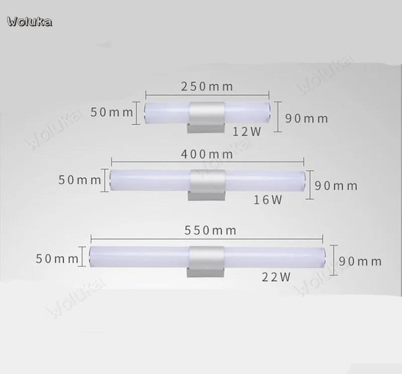 Ванная комната настенное светодиодное зеркало фары led для ванной шкаф свет