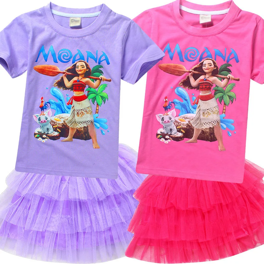 Быстрая перевозка груза! МОАНА Девочку Одежды Летом Случайные Наборы детские
