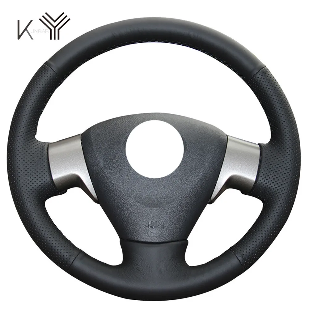 Кожаный чехол рулевого колеса автомобиля для Toyota Corolla 2006 2010 Matrix 2009 Auris 2007