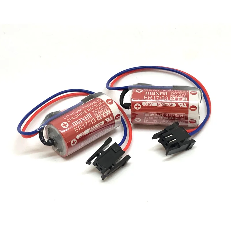 5 шт./лот Maxell ER17/33 ER 17/33 3 6 В 1600 мАч PLC Промышленный контроль литий ТИОНИЛХЛОРИД