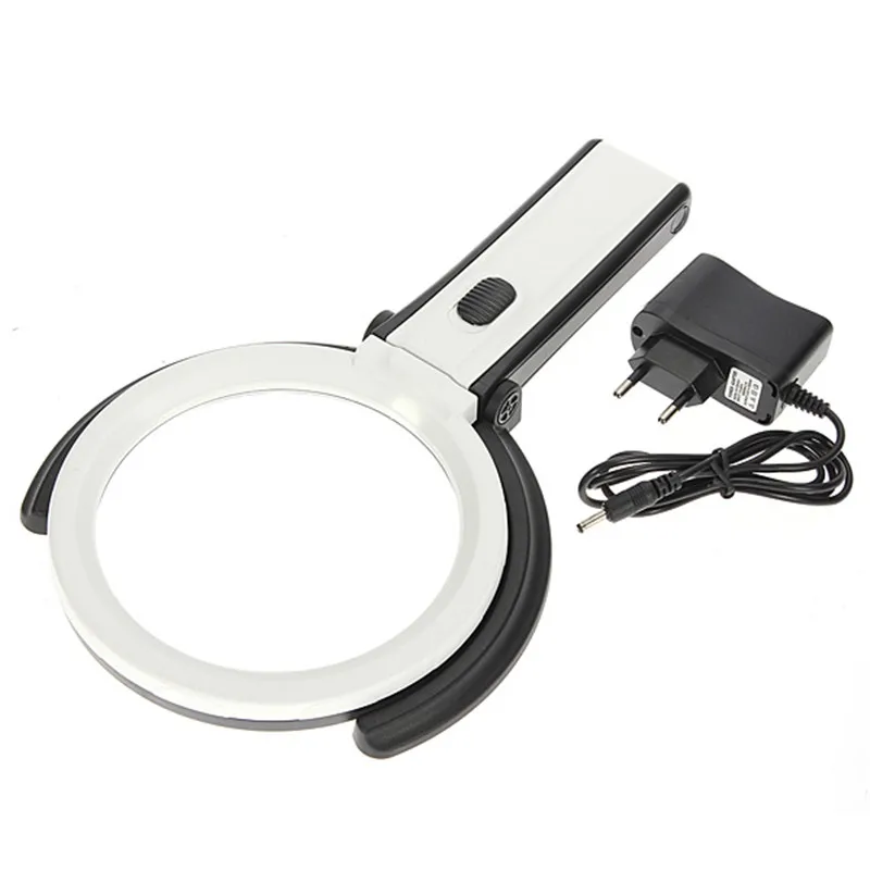 2X 5X Foldable 10 LED Table Desk Stand Reading Magnifier Loupe Magnifying Glass
2X 5X Foldable 10 LED Table Desk Stand Reading Magnifier Loupe Magnifying Glass