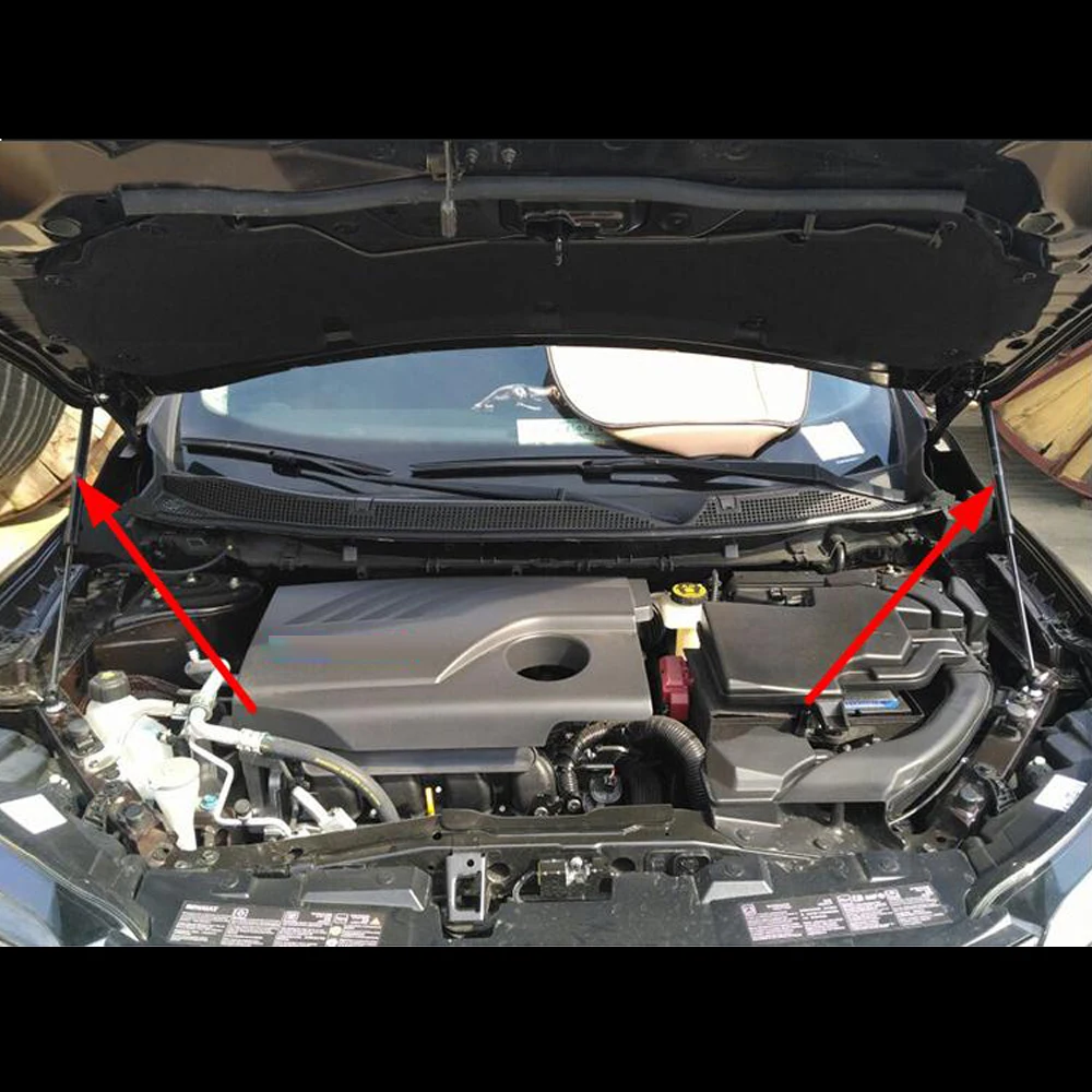 Новая пара 570 мм передняя крышка капота Опора капота газа для RENAULT KADJAR 09-18