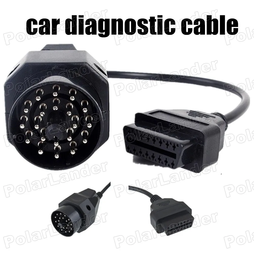 Бесплатная доставка OBDII OBD2 OBD круглый диагностический разъем кабель сканер