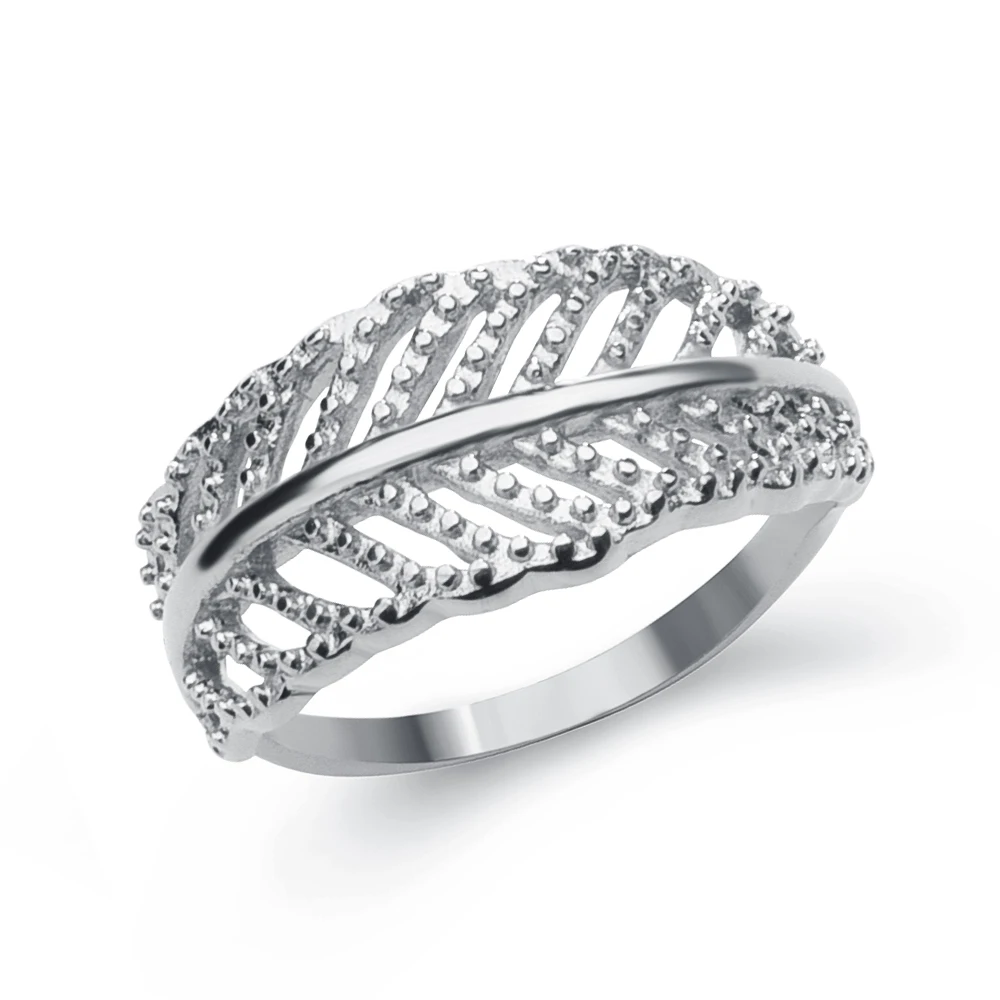 

wedding rings fashion gold color ring leaf ring for women and girl stainless steel ring