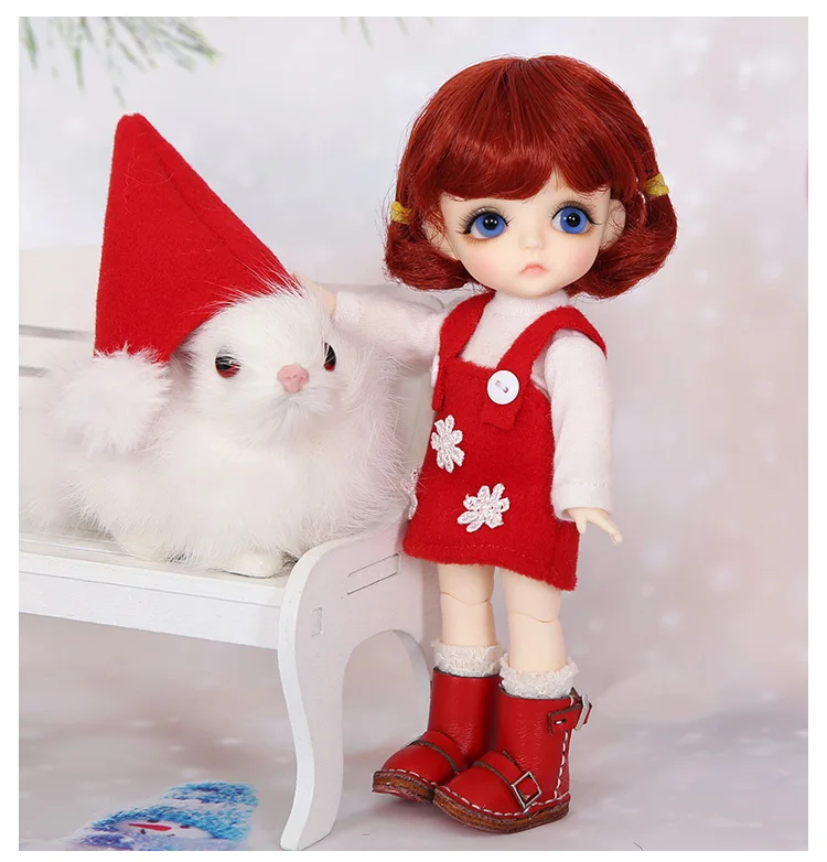 BJD одежда 1/8 милое мини платье или костюм для лати желтое Lumi Haru Sunny Body Doll Одежда Аксессуары OUENEIFS