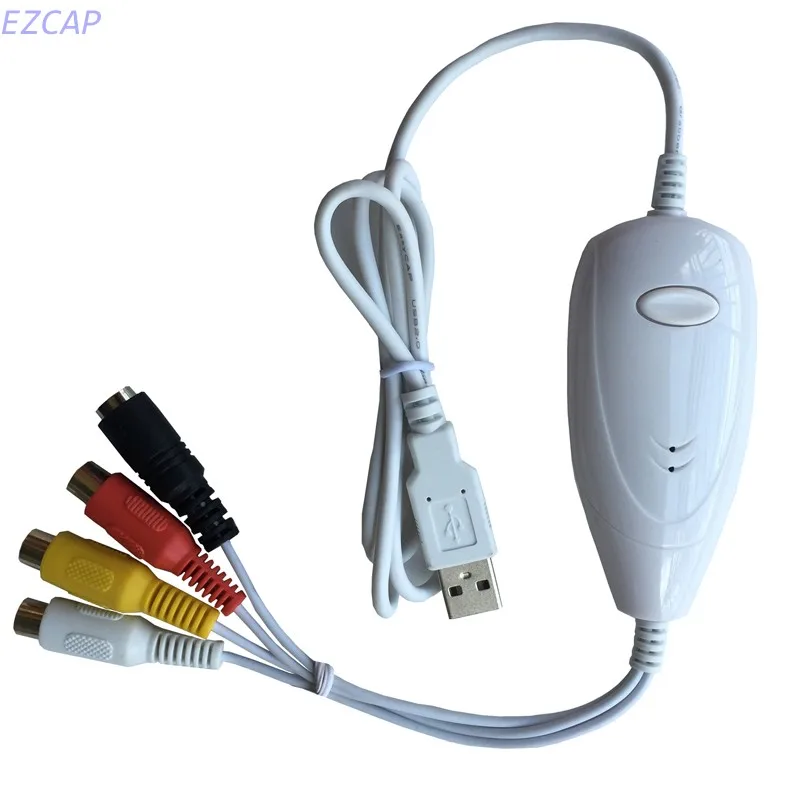 HD USB видео захвата аналоговый преобразователь и аудио в цифровой формат для Windows 7