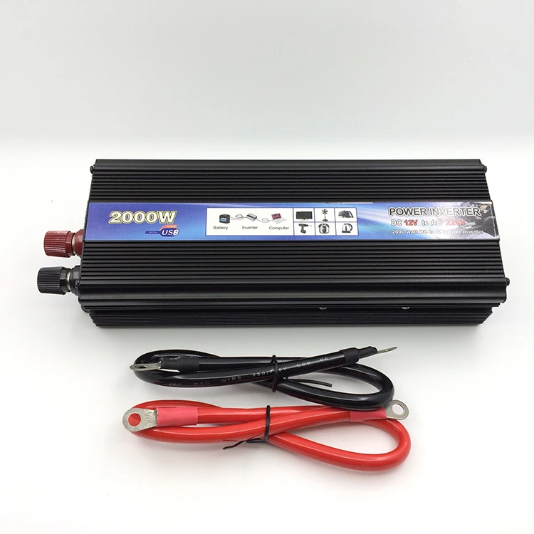 2000 Вт инвертор 24 напряжение автомобилей шины Автомобиля USB DC В dc в ПЕРЕМЕННОЕ 110