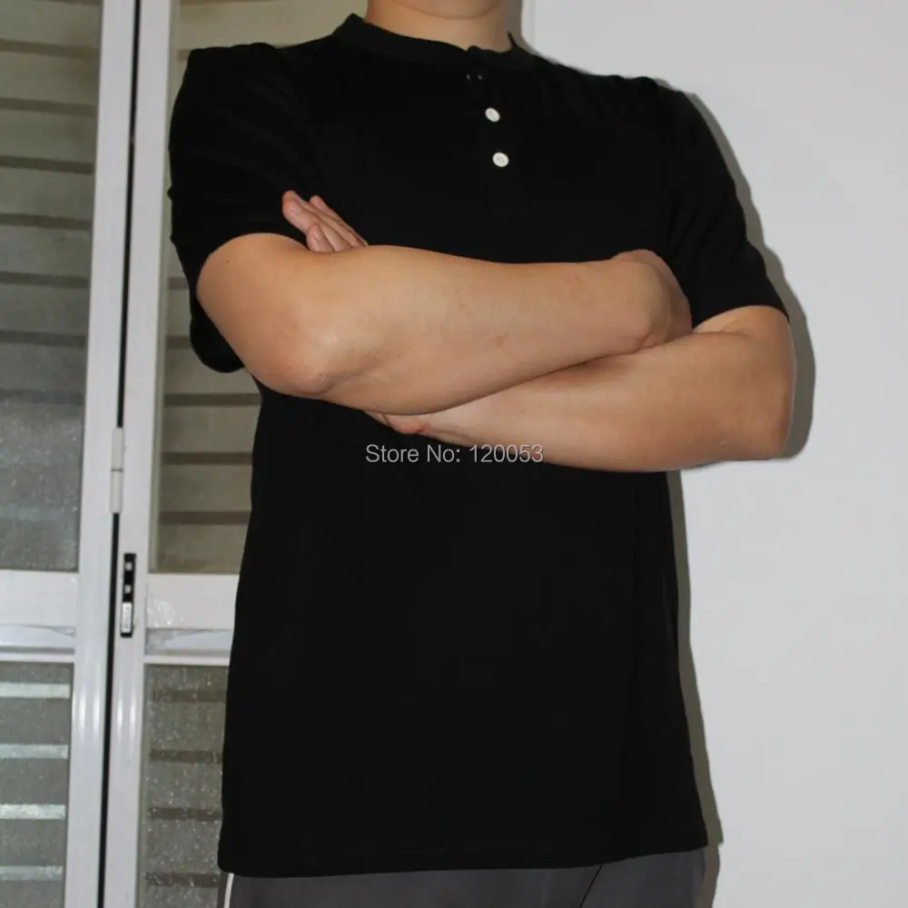 100% австралийская мериносовая шерсть Мужская футболка с коротким рукавом