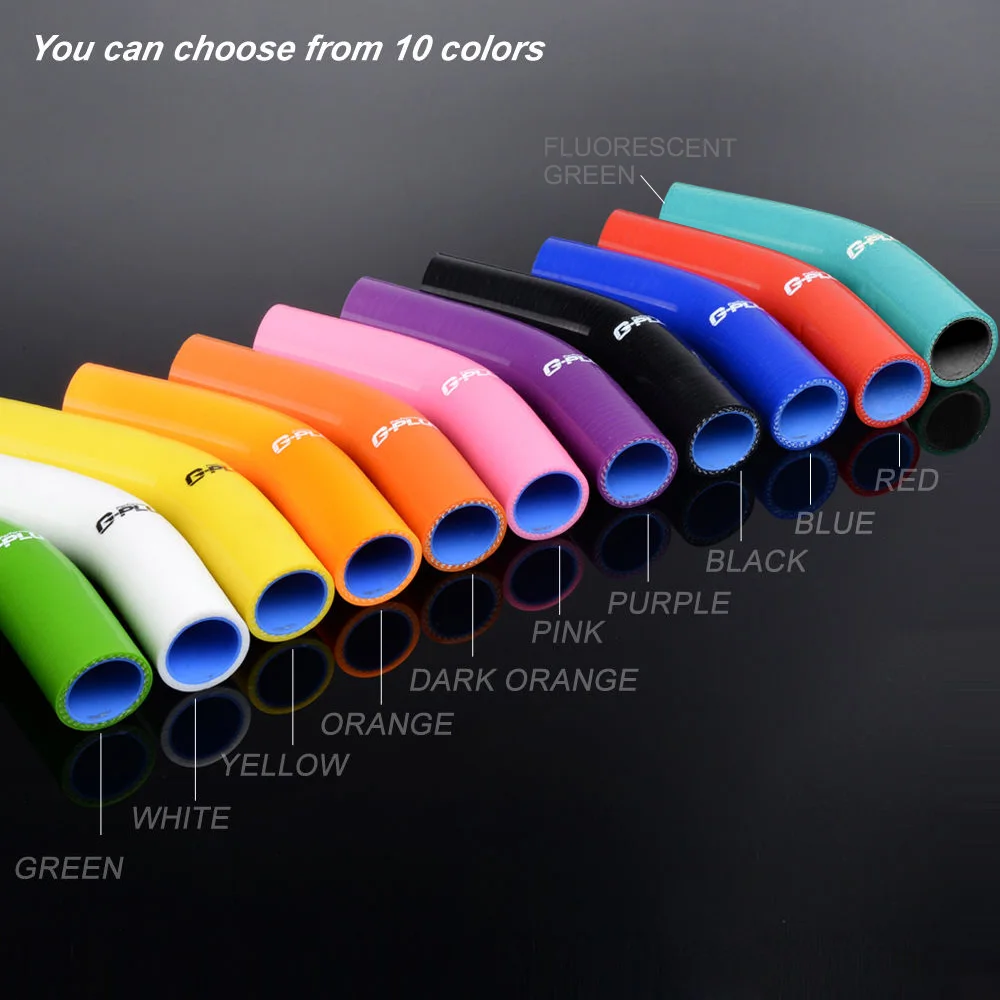 Бесплатная доставка Силиконовые ШЛАНГИ 45 градусов Редуктор Локти шланг 80 мм 76 3 1/8